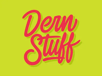 Dern Stuff elementthree hashtaglettering lettering