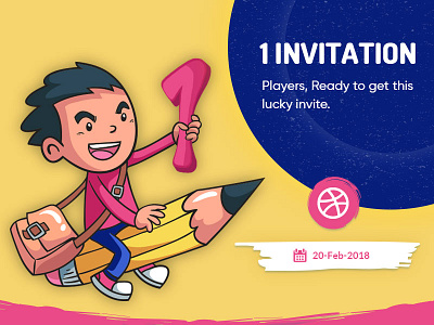 1X Dribbble Invite dribbbleinvites invitation invite