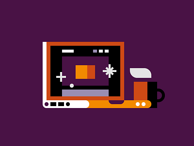 Updated Site computer illustration laptop website
