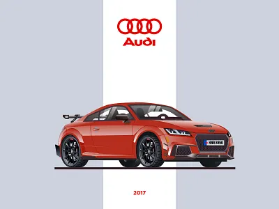 Audi TT RS Performance Parts audi audi tt audi tt rs car cars graphic illustration rs sport car tt vector