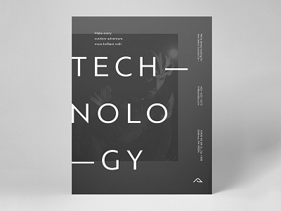Pan Labs brand branding light mountain outdoor path poster technology