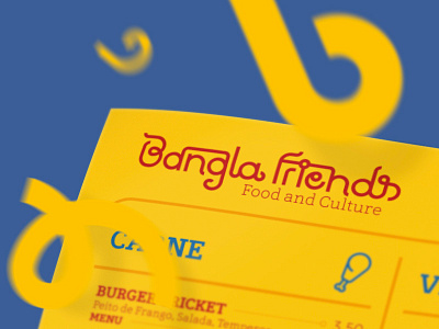 Bangla Friends bangla branding food lettering street food