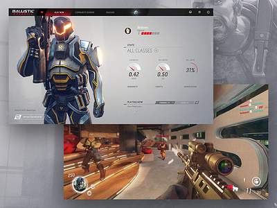 Ballistic Overkill UI + HUD fps games gui hud shooter ui user interface ux