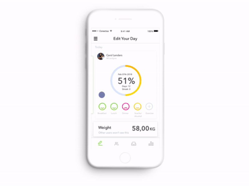 GoodOrBad UI Reskin card transition card design flat interaction motion transition ui ux