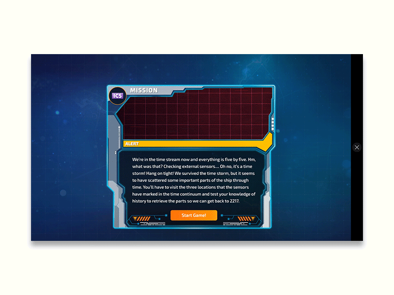 Ship Alert Banner alert alert banner banner fui game design game panel scifi ship spaceship