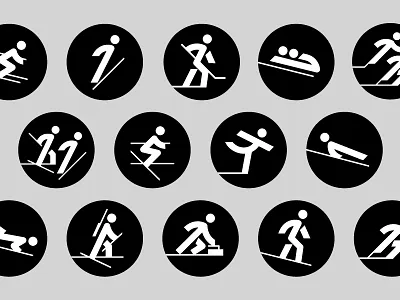 Winter Olympics Icons icons olympics skiing snowboard sports winter