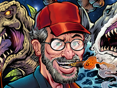 Stephen Spielberg Tribute e.t. jaws jurassic park movies parody stephen spielberg