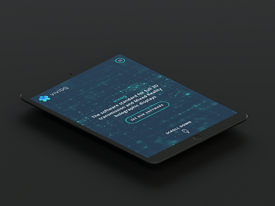 Responsive Design: VividQ 3d data design display holographic ipad responsive tech technology ui ux web