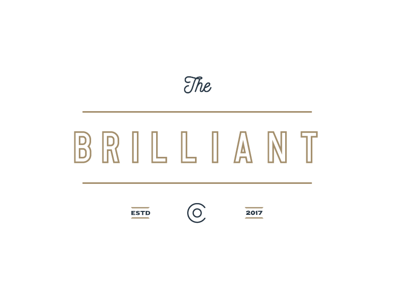 The Brilliant Co. brand branding brilliant co co. company design graphic logo the