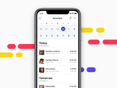 Calendar / Booking Tool appointments calendar date picker ios schedule