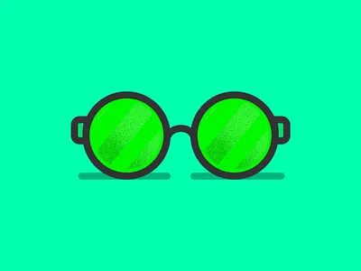 Hipster Glasses experiment glasses hispter icon monoline no life object
