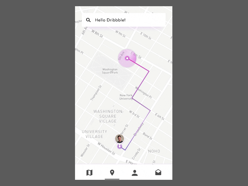 Map Animation by Yacha Toueg on Dribbble