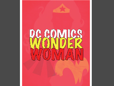 Poster comics dc comics heroine poster