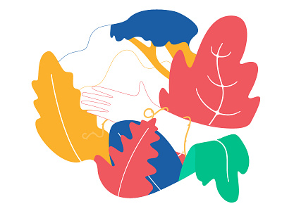 Illustration for "Walk in the jungle" animal battlemedialab forest illustration