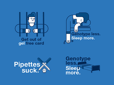 Transnetyx Genotyping Illustrations art direction genotyping illustration memphis researcher scientific