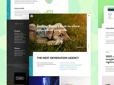 Bamboo Website agency bamboo design homepage mobile responsive ui ux web website