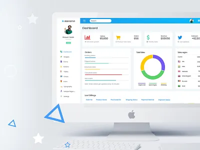 Star Admin Free Bootstrap Template admin template admin theme admin ui bootstrap bootstrap admin theme bootstrap template bootstrap4 dashboard dashboard templates dashboards star admin template