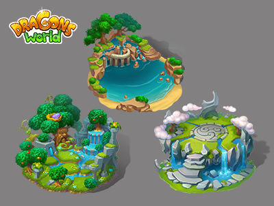 Dragons' World dragons world gamedev icon