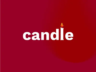 Candle calligram