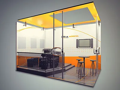 Iwka Booth 3d booth exhibit render visualization