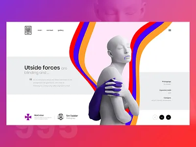 - 995 - 995 blue design girl red ui ux web yellow