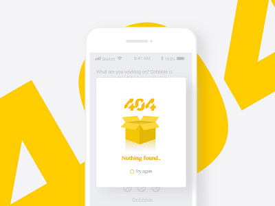 404 Error #dailyui #008 008 404 dailyui error go back iphone not found page not found retry