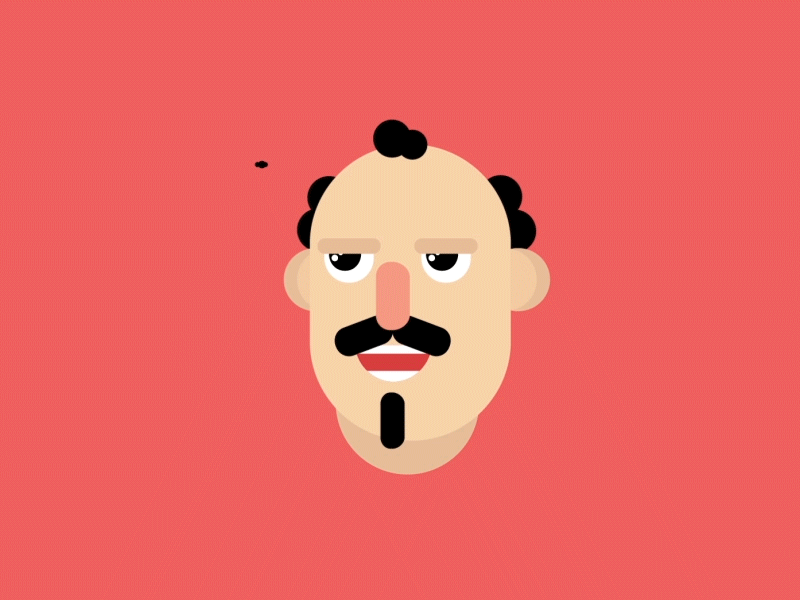 Vızzzzz aftereffects bee character characterdesign flat illustration illustrator motion motiongraphic