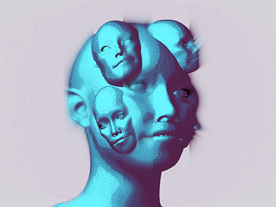 Fce blue cel shader cinema 4d lite experiment face fuse