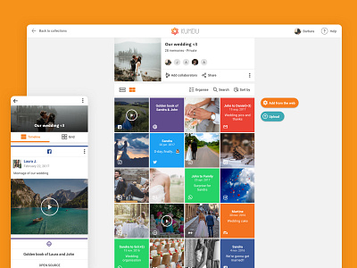 Kumbu app app cards design memories mobile souvenir ui ux webapp