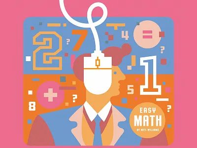 Easy Math illustration math mouse numbers