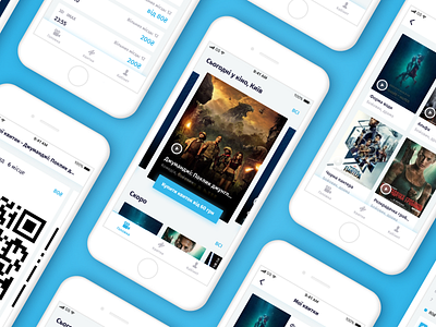 Cinema Planet app app cinema design interface ios ui ux