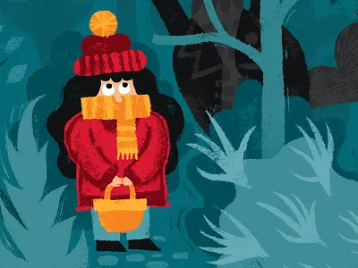 Little Red (crop 1/2) character design childrens illustration illustration kidlitart picture book