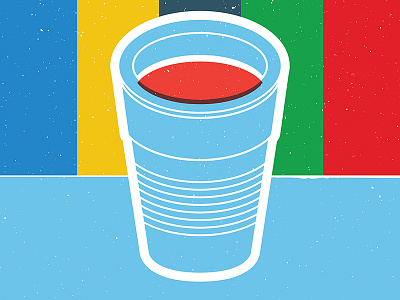 Beer Olympics beer beer pong digital art graphic design olympics solo cups