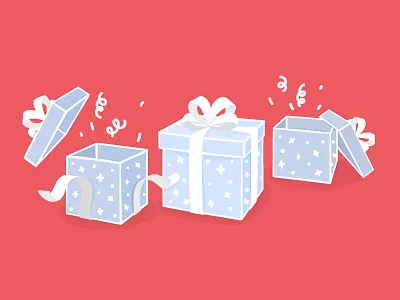 Some Elements cartoon gifts illustration presents