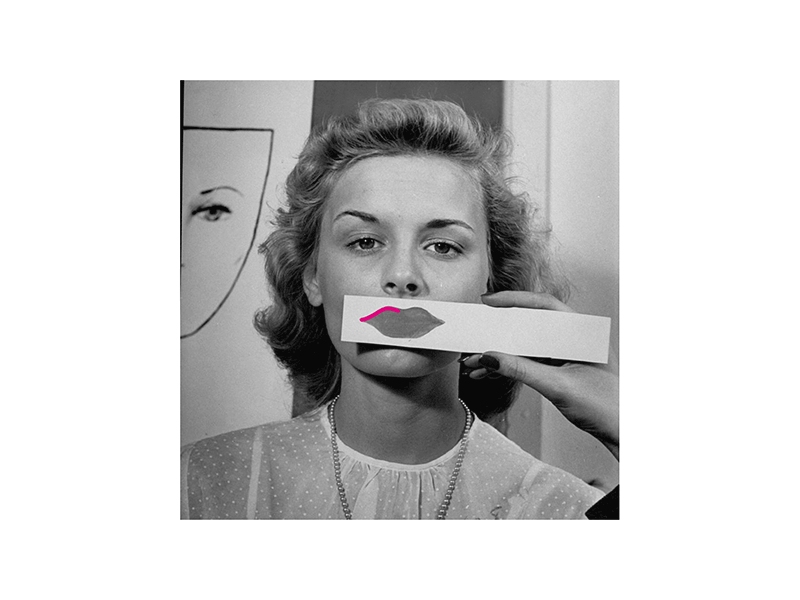 Assez Vu // animation #3 animation beauty colorful female lips marker old photos pink sexy vintage woman