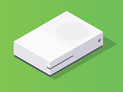 Xbox illustration isometric xbox