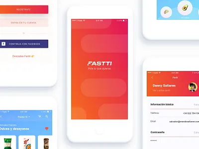 Delivery app app delivery design emojis minimal product