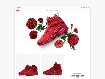 Women's Air Jordan VIII 'Valentine's Day' air jordan florals jordan women jordans nike sneakers valentines day