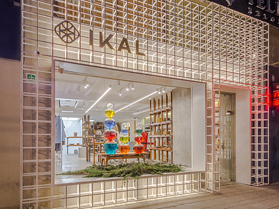 Ikal · Store artesanal branding clothes independent logo méxico polanco shop store symbol web