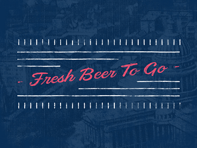 Fresh Beer To Go beer brand branding brewery distressed identity rough roughened slab texture textured type typography