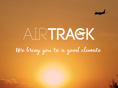 Airline logo airline airtrack brand dailylogochallenge logo logodesign