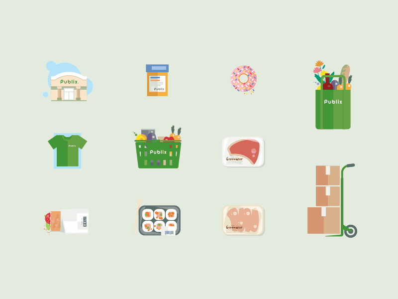 Publix Icons icons publix supermarket sustainability website