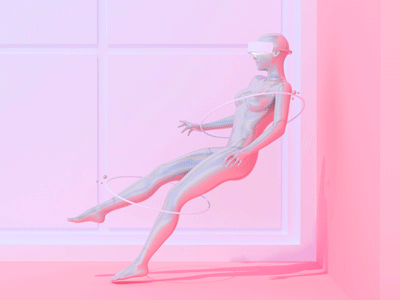 Transcending 3d cinema4d experience figure torus virtual reality vr