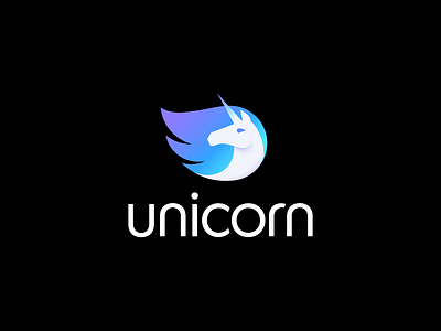 Unicorn (update) icon design logo logo design mark process unicorn wip