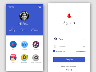 Mobile App Screen app mobile ui