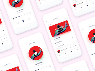 Music player app concept