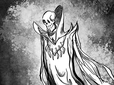 Lich cartoon comics dd fantasy illustration