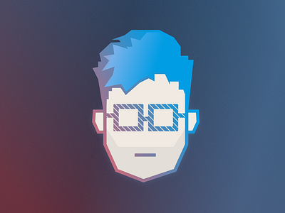 Self Portrait With Lighting illustration portrait self portrait vector