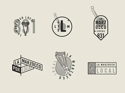 La Marzocco Local Concepts branding coffee illustration