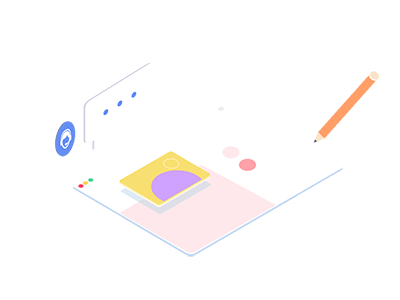 Customize Design gif illustration isometric perspective